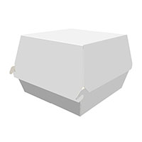 Standard paper boxes for hamburgers