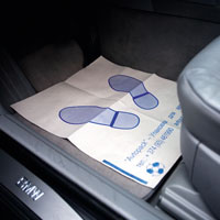 Paper mats for car floor
