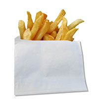 Paper packets for french fries
