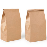 Paper bags for take-out products