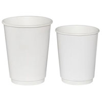 Standard paper cups for hot drinks