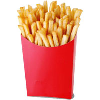 Branded boxes for french fries